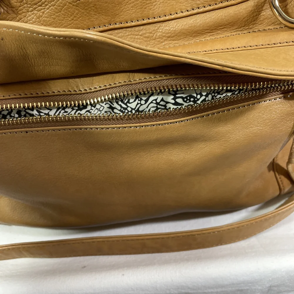 Rebecca Minkoff Morning After Bag MAB Caramel Leather Tote Satchel Crossbody